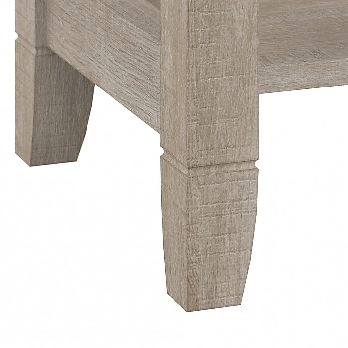 Bush Furniture Key West 34" Small Corner Desk - Washed Gray, Space-Saving Laminated Wood Design | KWD134WG-03 8 Bush Furniture Key West 34" Small Corner Desk - Washed Gray, Space-Saving Laminated Wood Design | KWD134WG-03 - Image 8