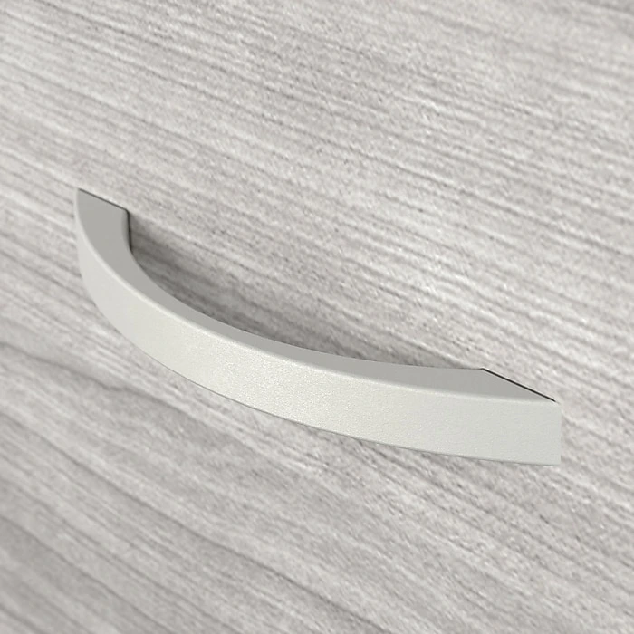 Bush Business Furniture Studio A 83"W Corner Desk with 3-Drawer Mobile File Cabinet, Platinum Gray | Laminated Wood Workspace Solution 8 Bush Business Furniture Studio A 83"W Corner Desk with 3-Drawer Mobile File Cabinet, Platinum Gray | Laminated Wood Workspace Solution - Image 8