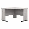 Bush Business Furniture Studio A 48"W Corner Computer Desk, Platinum Gray - Laminated Wood Desk