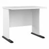 Bush Business Furniture Studio A 36"W Small Computer Desk - White Laminated Wood (SDD136WH)