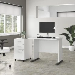 Bush Business Furniture Studio A 36"W Small Computer Desk - White Laminated Wood (SDD136WH) -Computer Office Desks Shop unnamed file 5155