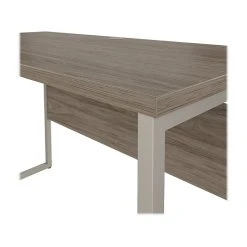 Bush Business Furniture Hybrid 48" W Modern Hickory Computer Table Desk with Metal Legs - HYD148MH -Computer Office Desks Shop unnamed file 5184