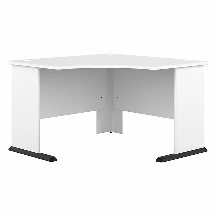 Bush Business Furniture Studio A 48"W Corner Computer Desk, White - Premium Laminated Wood Desk for Home & Office (SDD148WH) 1 Bush Business Furniture Studio A 48"W Corner Computer Desk, White - Premium Laminated Wood Desk for Home & Office (SDD148WH)