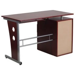 Flash Furniture 47" Laminate L-Shape Computer Desk - Mahogany (NANWK008) -Computer Office Desks Shop unnamed file 530