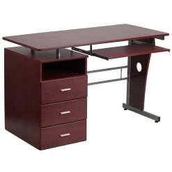 Flash Furniture 47" Laminate L-Shape Computer Desk - Mahogany (NANWK008) -Computer Office Desks Shop unnamed file 531