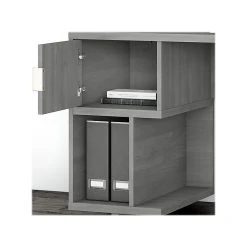 Kathy Ireland® Home 60" Modern Gray Laminated Wood Computer Desk with Drawer | Bush Furniture Madison Avenue -Computer Office Desks Shop unnamed file 5324