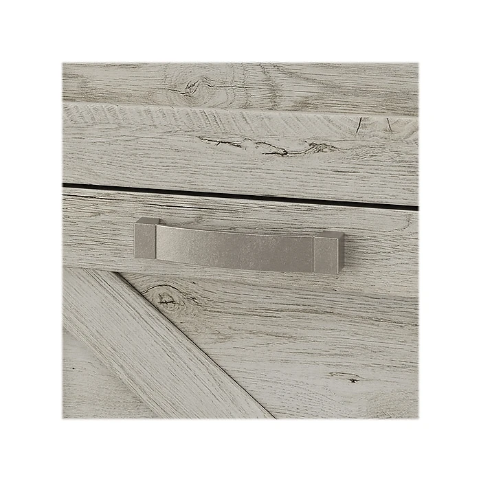 Kathy Ireland® Home Cottage Grove 60" L-Shaped Desk with Lateral File Cabinet, Cottage White 7 Kathy Ireland® Home Cottage Grove 60" L-Shaped Desk with Lateral File Cabinet, Cottage White - Image 7