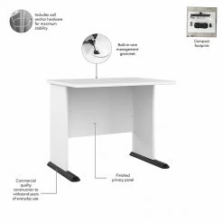 Bush Business Furniture Studio A 83" Large Corner Gaming Desk with Chair & Drawers, White STA011WHSU - Ergonomic Laminated Wood Desk -Computer Office Desks Shop unnamed file 5344