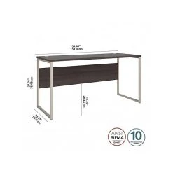Bush Business Furniture Hybrid 60" W Laminated Wood Computer Table Desk With Metal Legs, Storm Gray (HYD260SG) -Computer Office Desks Shop unnamed file 5442