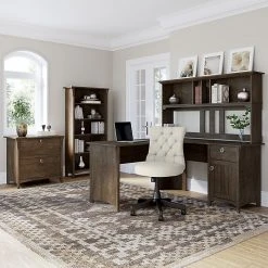 Bush Furniture Salinas 60" L-Shaped Desk, Ash Brown - Space-Saving Laminated Wood Office Desk 15 Bush Furniture Salinas 60" L-Shaped Desk, Ash Brown - Space-Saving Laminated Wood Office Desk -Computer Office Desks Shop unnamed file 5477