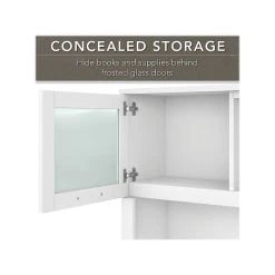 Bush Furniture Somerset 60"W L-Shaped Desk With Hutch & File Cabinet, White (SET008WH) - Durable Laminated Wood -Computer Office Desks Shop unnamed file 5519