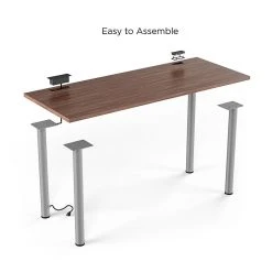 Union & Scale™ Essentials 60" Powered Computer and Writing Desk, Espresso (UN56972) | Stylish Laminate Office Desk -Computer Office Desks Shop unnamed file 552