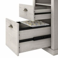 Bush Furniture Yorktown 50" Laminated Wood Home Office Desk with Storage, Linen White Oak (WC40423-03) 14 Bush Furniture Yorktown 50" Laminated Wood Home Office Desk with Storage, Linen White Oak (WC40423-03) -Computer Office Desks Shop unnamed file 5541