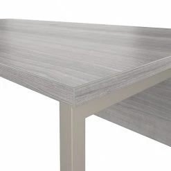 Bush Business Furniture Hybrid 72" L-Shaped Table Desk, Platinum Gray (HYB026PG) - Durable Laminated Wood Office Desk -Computer Office Desks Shop unnamed file 5569