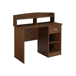 Techni Mobili 41" Laminated Wood Table Desk in Oak Finish (RTA-8409-OAK) - Space-Saving Home & Office Furniture