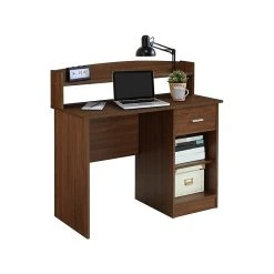 Techni Mobili 41" Laminated Wood Table Desk in Oak Finish (RTA-8409-OAK) - Space-Saving Home & Office Furniture 9 Techni Mobili 41" Laminated Wood Table Desk in Oak Finish (RTA-8409-OAK) - Space-Saving Home & Office Furniture -Computer Office Desks Shop unnamed file 5625