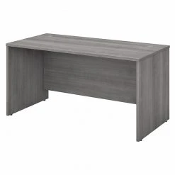 Bush Business Furniture Studio C 60W X 30D Office Desk, Platinum Gray (SCD260PG) - Laminated Wood Desk