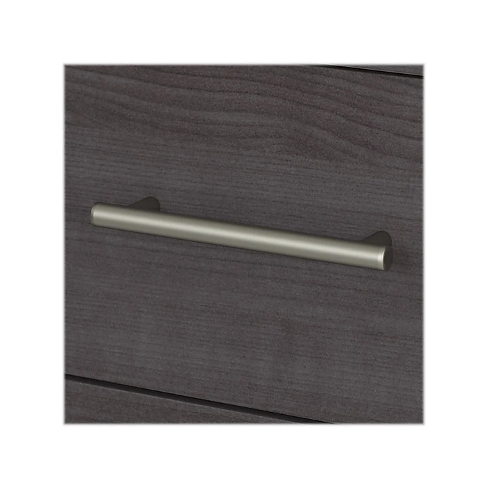 Bush Furniture Somerset 72"W L-Shaped Desk with Hutch, Storm Gray - Elegant Laminated Wood Office Furniture 3 Bush Furniture Somerset 72"W L-Shaped Desk with Hutch, Storm Gray - Elegant Laminated Wood Office Furniture - Image 3