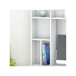 Kathy Ireland® Home Madison Avenue 60" Computer Desk With Hutch - Pure White, Laminated Wood | Stylish & Functional Office Furniture -Computer Office Desks Shop unnamed file 5689