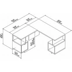 Kathy Ireland® Home 60" L-Shaped Desk with Drawer & Storage - Modern Walnut (MDS001MW) -Computer Office Desks Shop unnamed file 5804