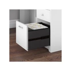 Bush Furniture Cabot 60" L-Shaped Desk With Hutch & 5-Shelf Bookcase, White - Space-Saving Home Office Solution -Computer Office Desks Shop unnamed file 5835