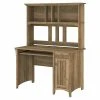 Bush Furniture Salinas 48" Reclaimed Pine Computer Desk with Hutch - Space-Saving Laminated Wood Office Desk