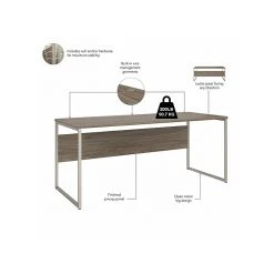 Bush Business Furniture Hybrid 72" W Computer Desk with Mobile File Cabinet, Modern Hickory (HYB014MHSU) | Laminated Wood Office Desk 10 Bush Business Furniture Hybrid 72" W Computer Desk with Mobile File Cabinet, Modern Hickory (HYB014MHSU) | Laminated Wood Office Desk -Computer Office Desks Shop unnamed file 6032