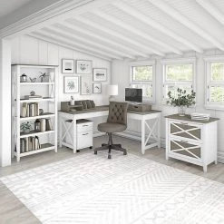 Bush Furniture Key West 60" L-Shaped Desk - Shiplap Gray & Pure White | Laminated Wood Office Desk 12 Bush Furniture Key West 60" L-Shaped Desk - Shiplap Gray & Pure White | Laminated Wood Office Desk -Computer Office Desks Shop unnamed file 6042