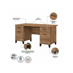 Bush Furniture Somerset 60" Laminated Wood Computer Desk in Fresh Walnut | WC81328K 10 Bush Furniture Somerset 60" Laminated Wood Computer Desk in Fresh Walnut | WC81328K -Computer Office Desks Shop unnamed file 6074
