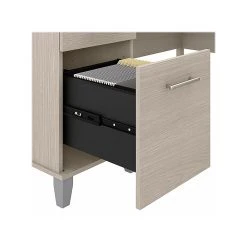 Bush Furniture Somerset 60" L-Shaped Desk With Storage in Sand Oak | Laminated Wood Workstation -Computer Office Desks Shop unnamed file 6086