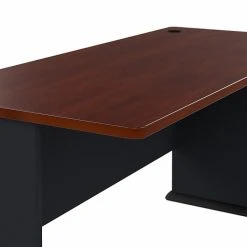 Bush Business Furniture Cubix 60W Desk - Hansen Cherry/Galaxy Laminated Wood Office Desk, Model WC90460A -Computer Office Desks Shop unnamed file 6235