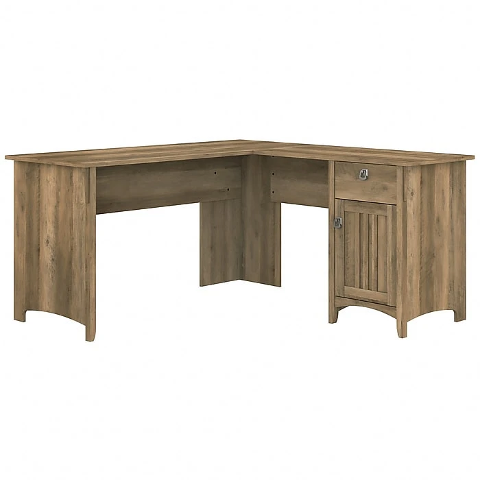 Bush Furniture Salinas 60" L-Shaped Desk, Reclaimed Pine (SAD160RCP-03) 1 Bush Furniture Salinas 60" L-Shaped Desk, Reclaimed Pine (SAD160RCP-03)