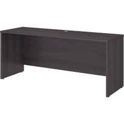 Bush Business Furniture Office 500 71" Laminated Wood Computer Desk in Storm Gray (OFD272SG-Z)