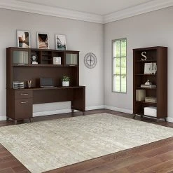 Bush Furniture Somerset 72W Office Desk With Drawers, Mocha Cherry (WC81872) - Durable Laminate Desk for Home Office -Computer Office Desks Shop unnamed file 634