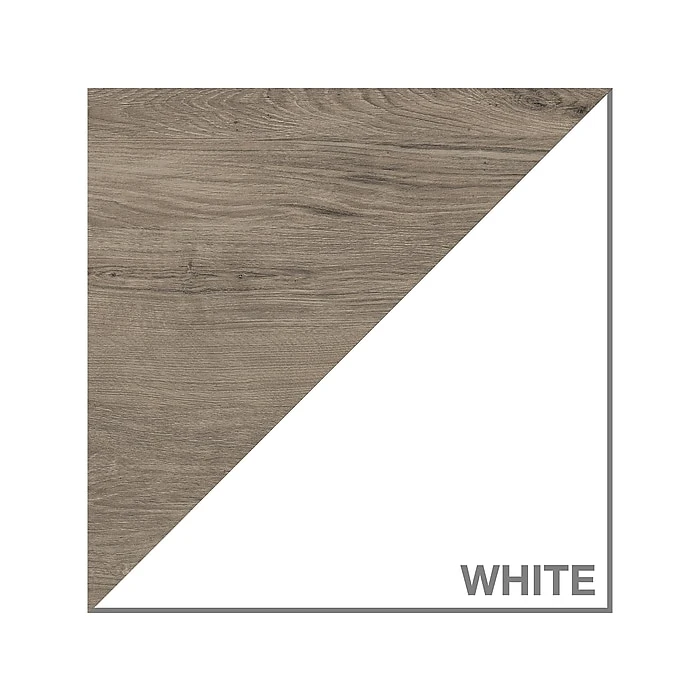 Bush Furniture Mayfield 60" L-Shaped Desk with File Cabinet - Pure White/Shiplap Gray 8 Bush Furniture Mayfield 60" L-Shaped Desk with File Cabinet - Pure White/Shiplap Gray - Image 8