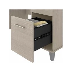 Bush Furniture Somerset 60" Laminated Wood Computer Desk With Drawers, Sand Oak Finish - WC81128K -Computer Office Desks Shop unnamed file 6397