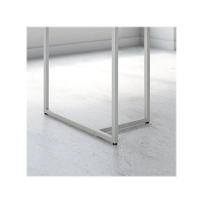 Kathy Ireland® Method 60" L-Shaped Desk with 30" Return, Storm Gray - Premium Laminated Wood Office Desk 4 Kathy Ireland® Method 60" L-Shaped Desk with 30" Return, Storm Gray - Premium Laminated Wood Office Desk - Image 4