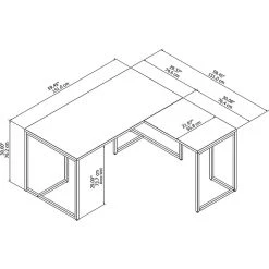 Kathy Ireland® Method 60" L-Shaped Desk with 30" Return, Storm Gray - Premium Laminated Wood Office Desk 10 Kathy Ireland® Method 60" L-Shaped Desk with 30" Return, Storm Gray - Premium Laminated Wood Office Desk -Computer Office Desks Shop unnamed file 6428