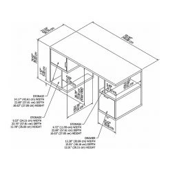 Kathy Ireland Home Madison Avenue 60" Laminated Wood Computer Desk, Pure White | Stylish & Durable 12 Kathy Ireland Home Madison Avenue 60" Laminated Wood Computer Desk, Pure White | Stylish & Durable -Computer Office Desks Shop unnamed file 6451