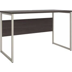 Bush Business Furniture Hybrid 48" W Laminated Wood Computer Table Desk, Storm Gray (HYD148SG)