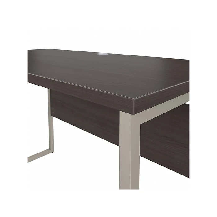 Bush Business Furniture Hybrid 48" W Laminated Wood Computer Table Desk, Storm Gray (HYD148SG) 6 Bush Business Furniture Hybrid 48" W Laminated Wood Computer Table Desk, Storm Gray (HYD148SG) - Image 6
