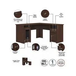 Bush Furniture Cabot 60" L-Shaped Desk with Hutch & Lateral File Cabinet, Modern Walnut (CAB005MW) - Laminated Wood Office Desk -Computer Office Desks Shop unnamed file 6509