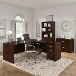 Bush Business Furniture Westfield 72W L-Shaped Desk with 48W Return & Mobile File Cabinet, Mocha Cherry – Durable Laminate Office Desk -Computer Office Desks Shop unnamed file 651