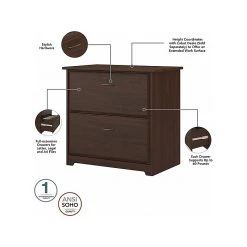 Bush Furniture Cabot 60" L-Shaped Desk with Hutch & Lateral File Cabinet, Modern Walnut (CAB005MW) - Laminated Wood Office Desk -Computer Office Desks Shop unnamed file 6512