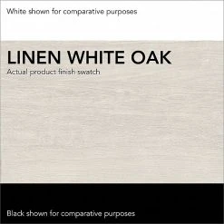 Bush Furniture Key West 48" Writing Desk | Linen White Oak Laminated Wood Desk -Computer Office Desks Shop unnamed file 6533