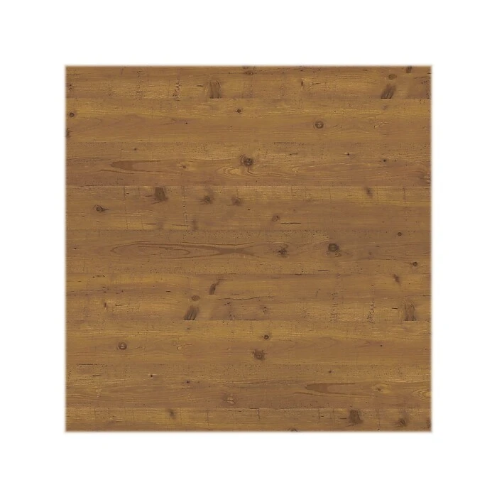 Kathy Ireland Home Ironworks 60" L-Shaped Desk Bundle - Vintage Golden Pine | Laminated Wood Office Desk 8 Kathy Ireland Home Ironworks 60" L-Shaped Desk Bundle - Vintage Golden Pine | Laminated Wood Office Desk - Image 8