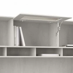 Bush Furniture Cabot 60" Corner Desk With Hutch, Linen White Oak - Space-Saving Laminated Wood Office Furniture (CAB008LW) -Computer Office Desks Shop unnamed file 6732