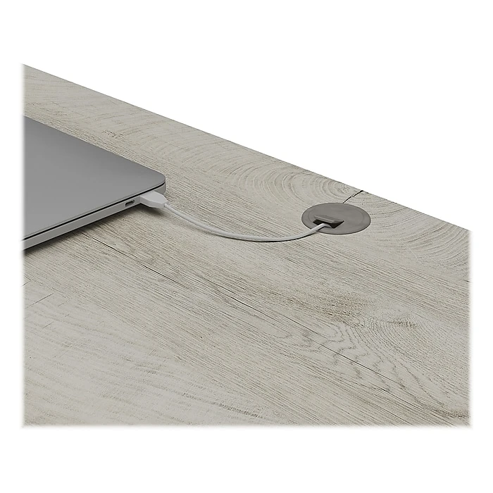 Kathy Ireland® Home Cottage Grove 48" Writing Desk in Cottage White - Laminated Wood Desk for Home Office 6 Kathy Ireland® Home Cottage Grove 48" Writing Desk in Cottage White - Laminated Wood Desk for Home Office - Image 6