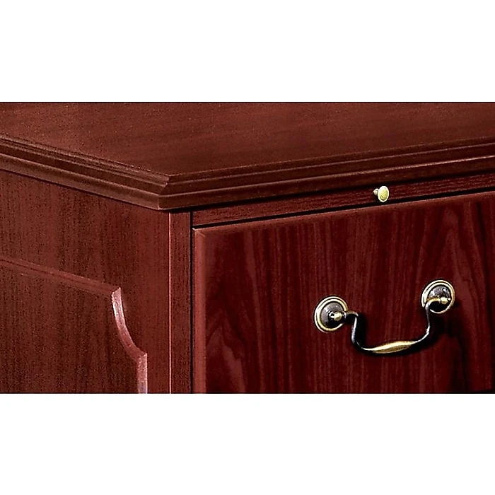 HON 94000 Series 72-inch Double Pedestal Desk in Mahogany Laminate - HON94271NN 2 HON 94000 Series 72-inch Double Pedestal Desk in Mahogany Laminate - HON94271NN - Image 2