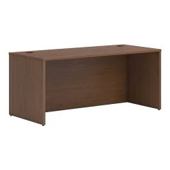 HON Mod 66" Desk Shell in Sepia Walnut Laminate - HLPLDS6630.LSE1